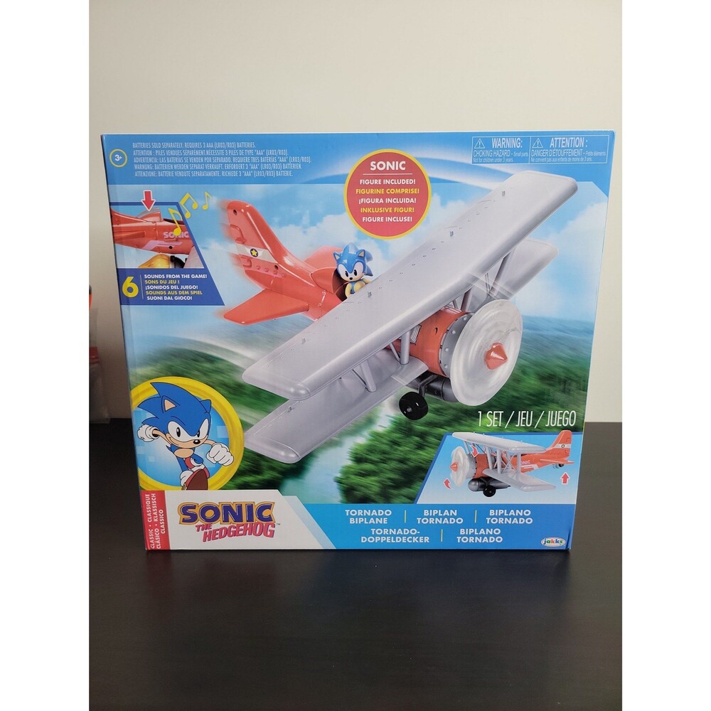 Sonic the hedgehog tornado biplane toy